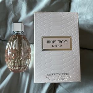 Almost full/new Jimmy Choo L’eau perfume. 3oz. Originally purchased from Costco.